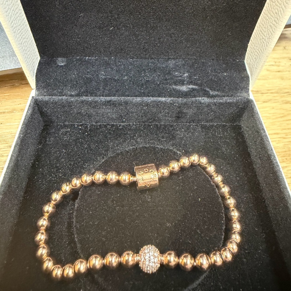 Pandora Rose Gold Beaded Bracelet